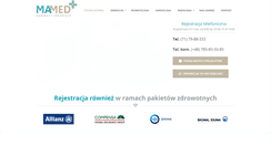 Desktop Screenshot of mamed.com.pl